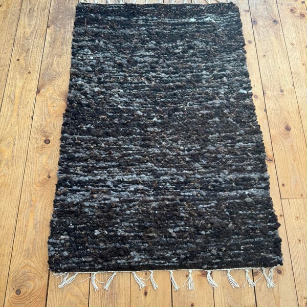 Hand made wool rug