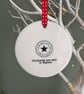 Illustrated Ceramic Circle Our First Christmas in Our New Home 2025 Decoration  - Image 6