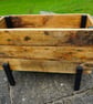 Wooden Rustic Pallet Wood Planter - Image 3