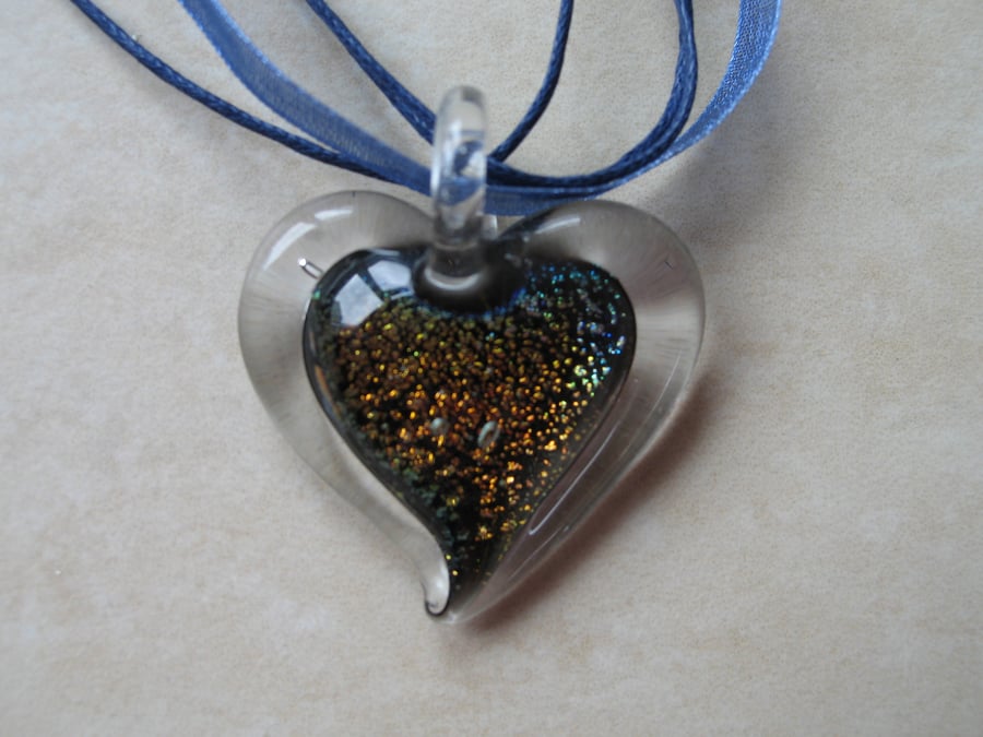 Glass Heart Pendant (Heart only)