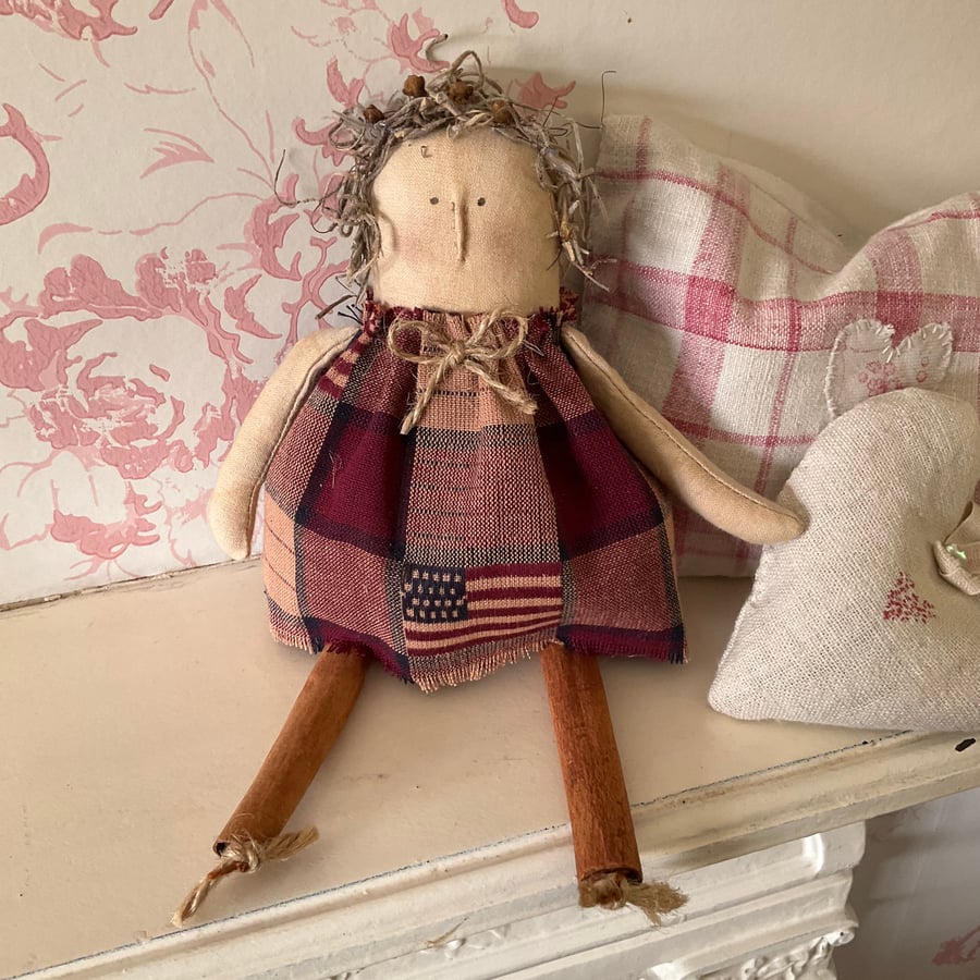 Primitive Patriotic Spice Doll