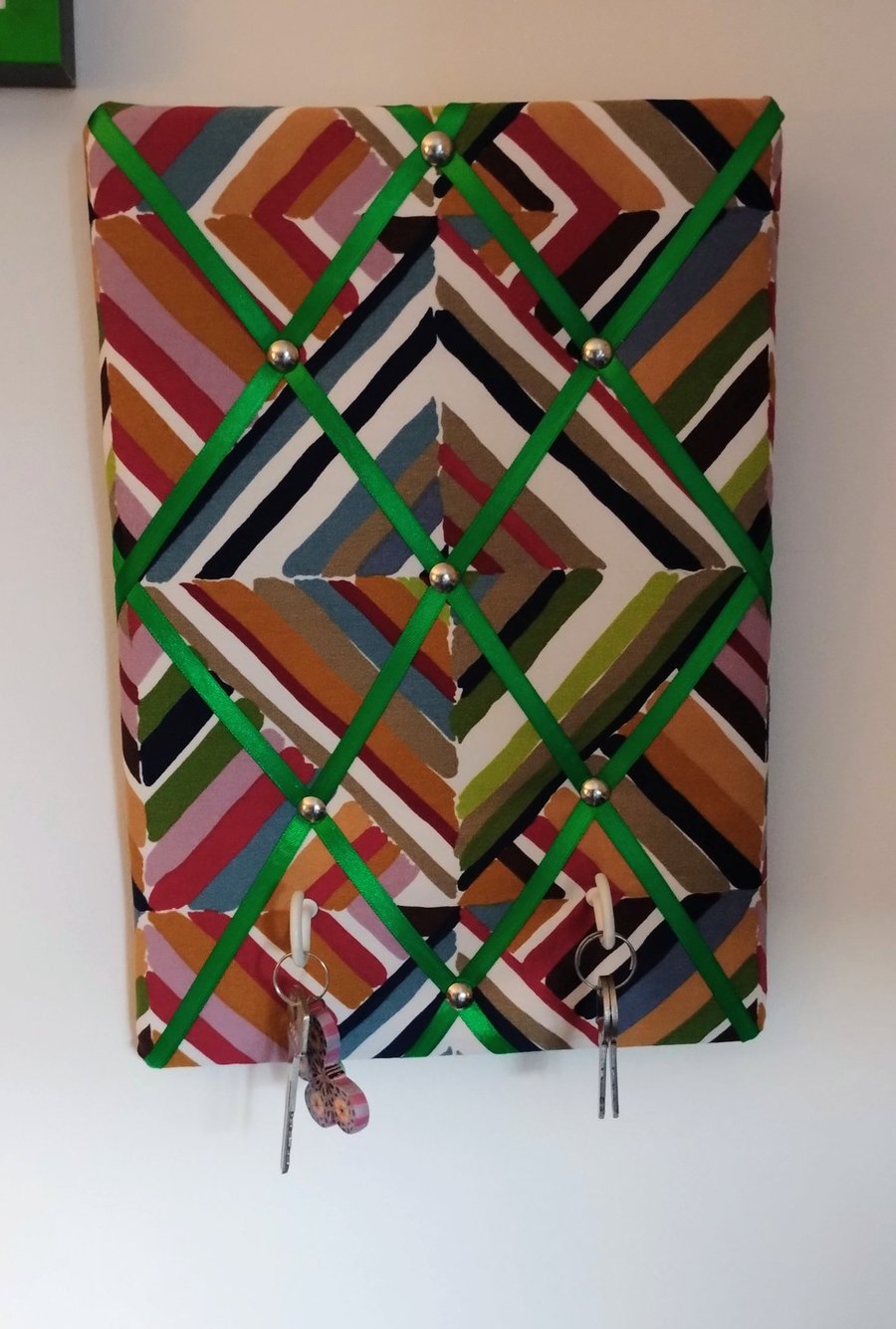 Small noticeboard padded memo board.