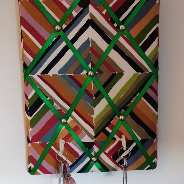 Small noticeboard padded memo board.