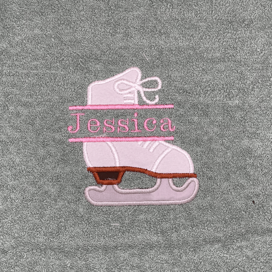 Personalised Ice skating Blade cloth towel