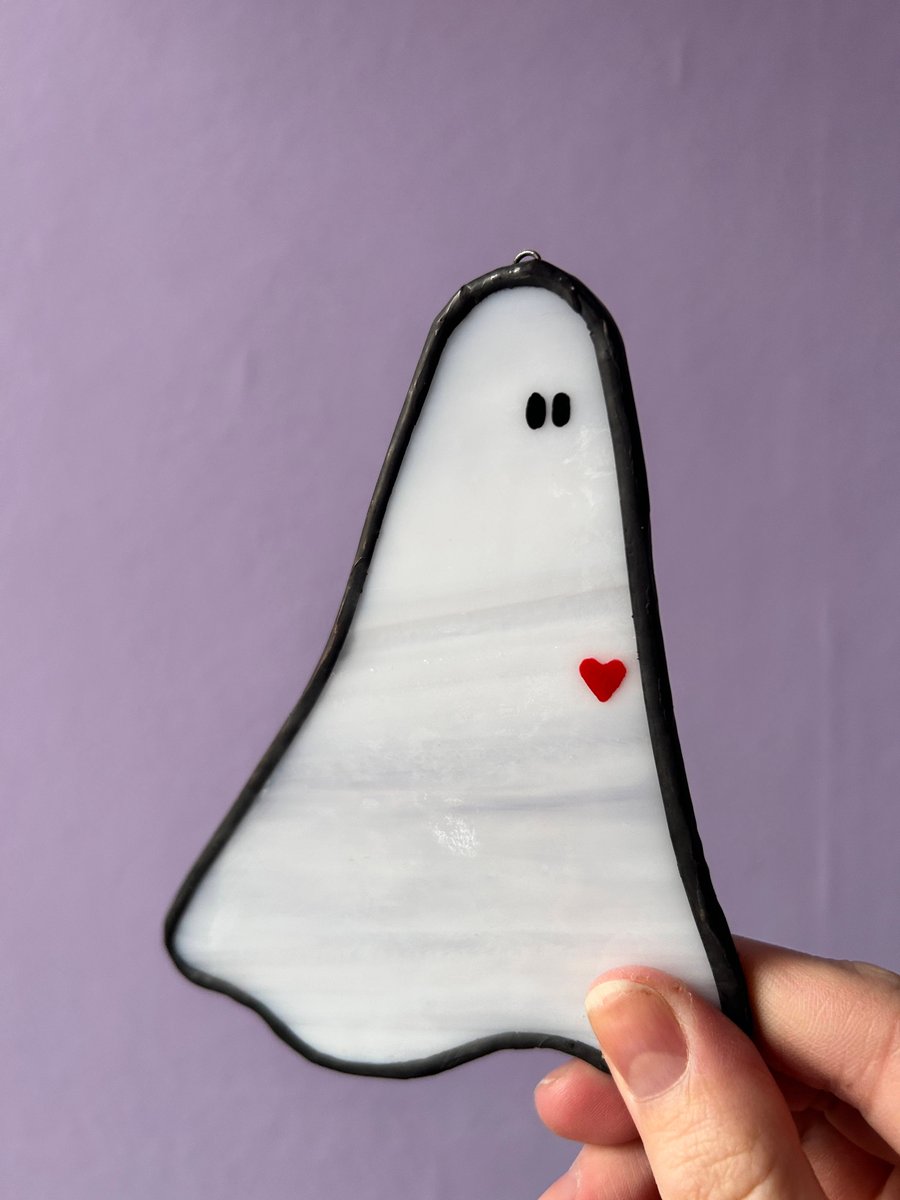 Love Heart Ghost - Classic White