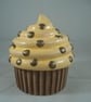 Ceramic Chocolate Glittery Cup Cake Trinket Jewellery Storage Gift Box Container - Image 1