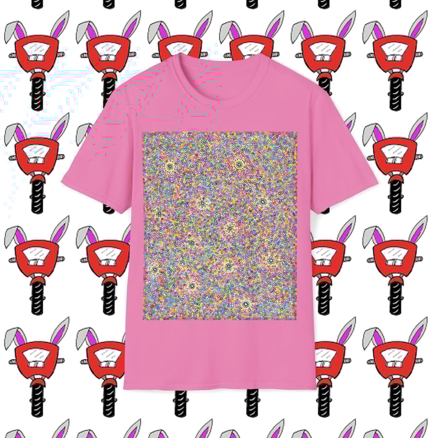 Hand Drawn Pattern 4 Unisex Softstyle T-Shirt by Bikabunny
