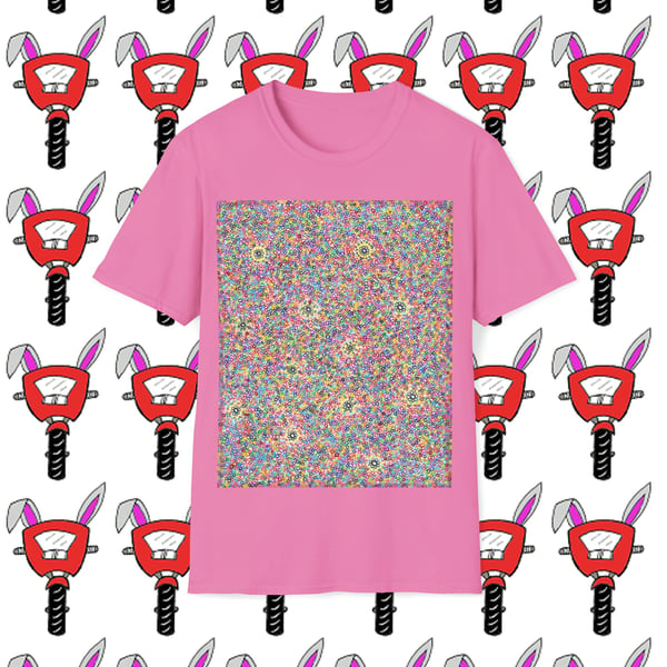 Hand Drawn Pattern 4 Unisex Softstyle T-Shirt by Bikabunny