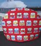 4-6 Cup Tea Cosy Red With Camper Van Pattern (R754L) - Image 1