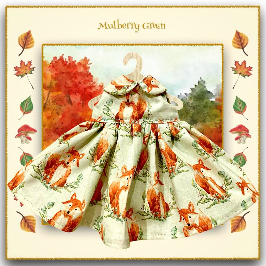 Reserved for Shani - Foxy Friends Dress