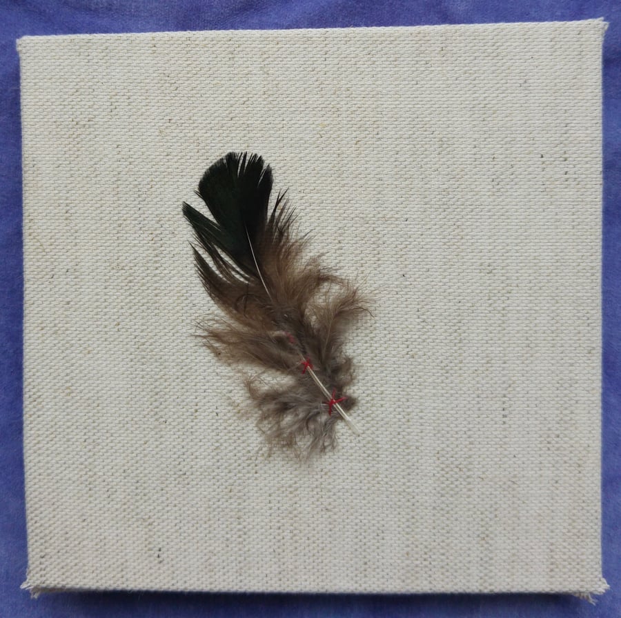 Origami Folded Sketchbook with Feather Cover