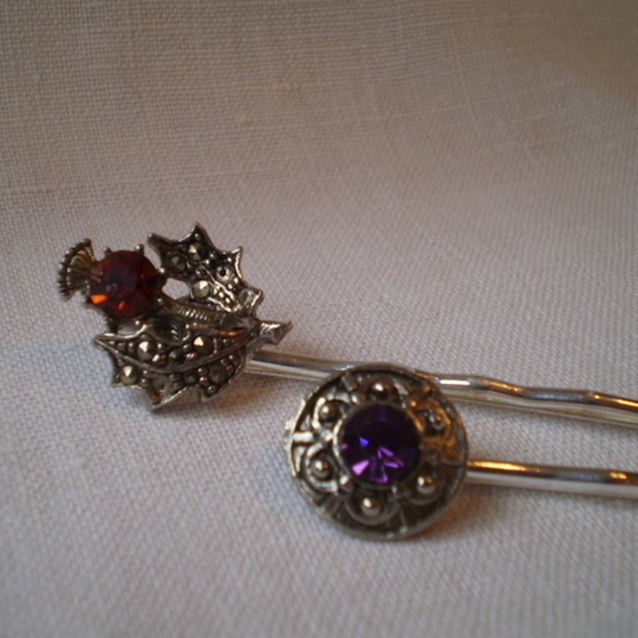 Vintage Celtic Hair Pins/Grips