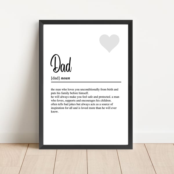 Dad definition print 