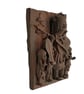 Benin bronze Oba fridgemagnet,African home decoration, Nigerian history, tribal  - Image 9
