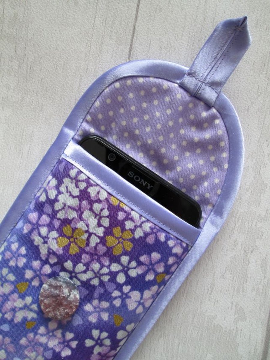 Lilac Floral Glasses or Phone Case
