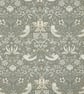 William Morris Water Resistant Tablecloth. Strawberry Thief. Navy.  Round 145cm - Image 3