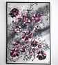 Original Acrylic Painting - Abstract Paintings -"Dreamy Purple" Floral Art - Image 5