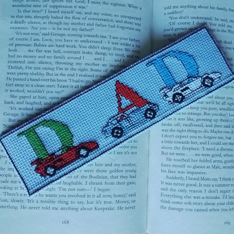 Dad with Cars Bookmark, Car Lover Gift, Car Gift, Car Bookmark