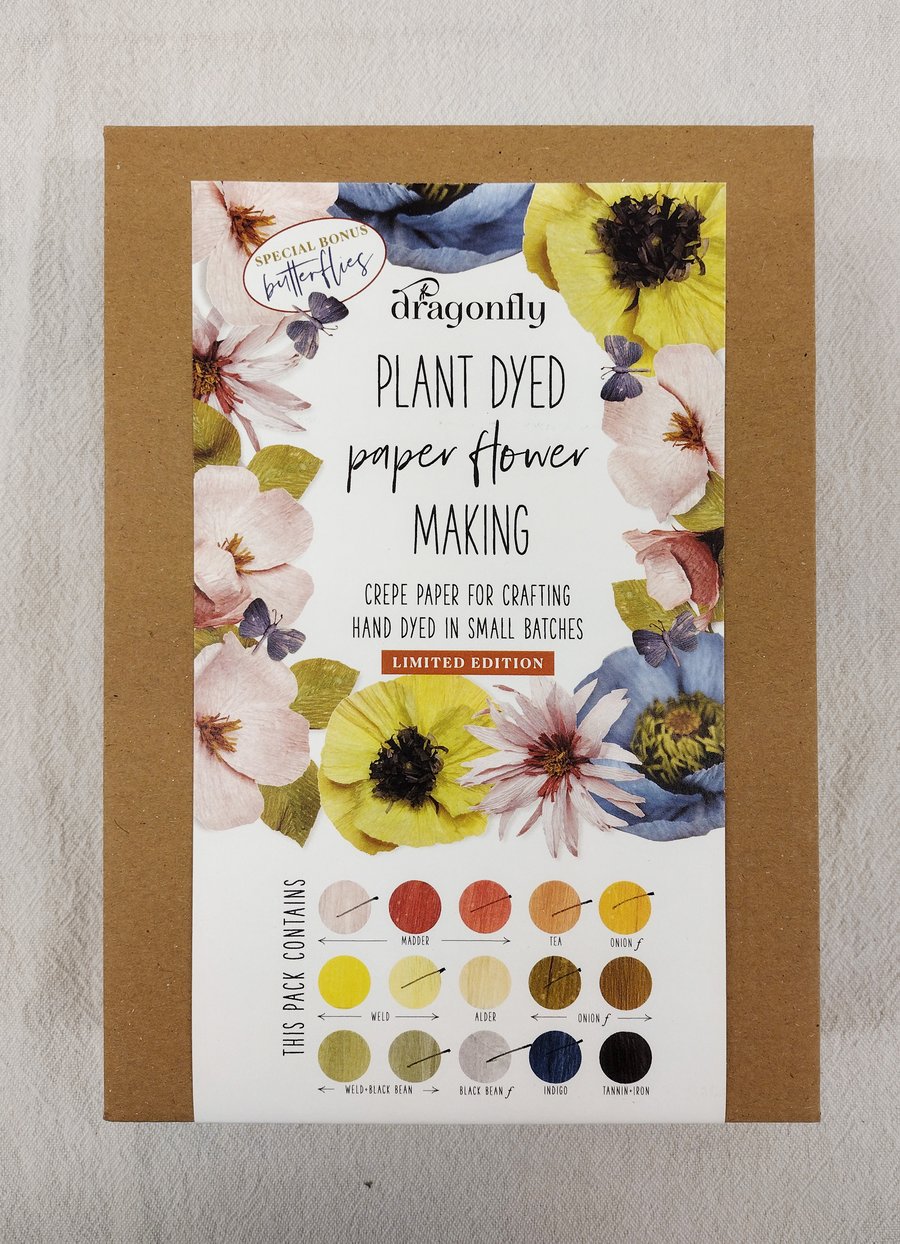 Craftkit: Plant Dyed Paper for Paper Flower Making