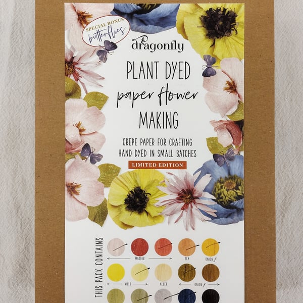 Craftkit: Plant Dyed Paper for Paper Flower Making
