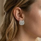  Cat Face Stud Earring - 1 Pair (6 Designs Available) - Gift for Cat Lovers