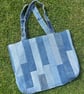 Reversible denim bag - Tote bag - Upcycled - Image 4