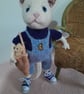 knitted kitten doll, dotpebblesknits design, Kitten Kids  - Image 4