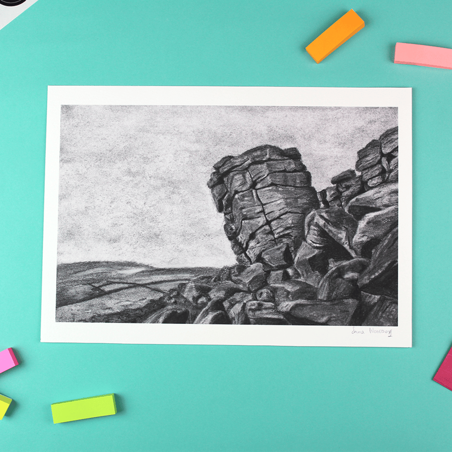 Higgar Tor (The File), Unframed Giclee Reproduction, A4