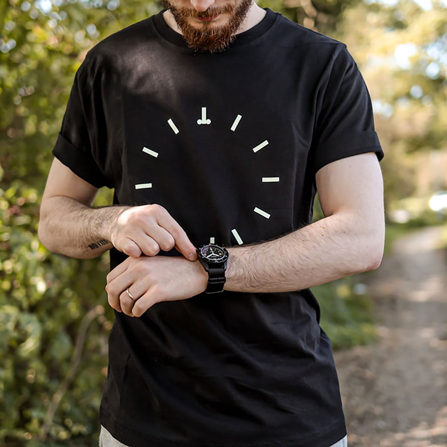 Omega Speedmaster Moonwatch Lume T shirt -  uchi horology series