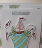 Sailing boat cake card. - Image 2