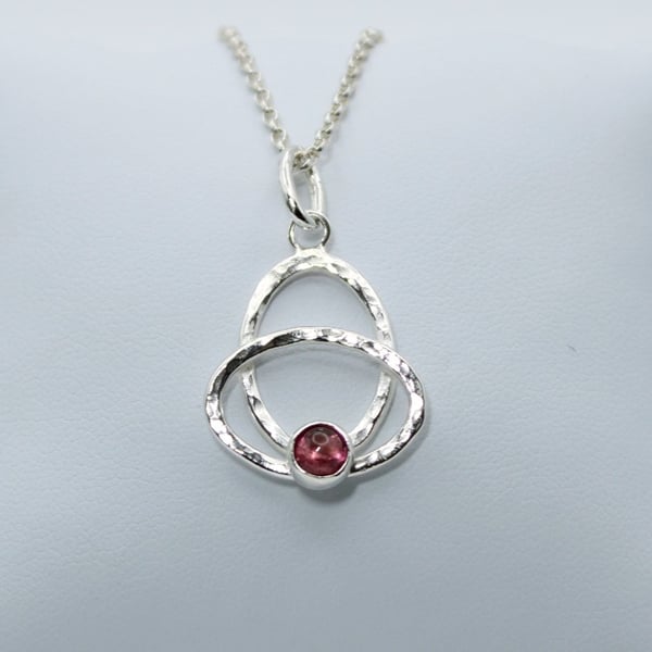 Sterling Silver Tourmaline Pendant