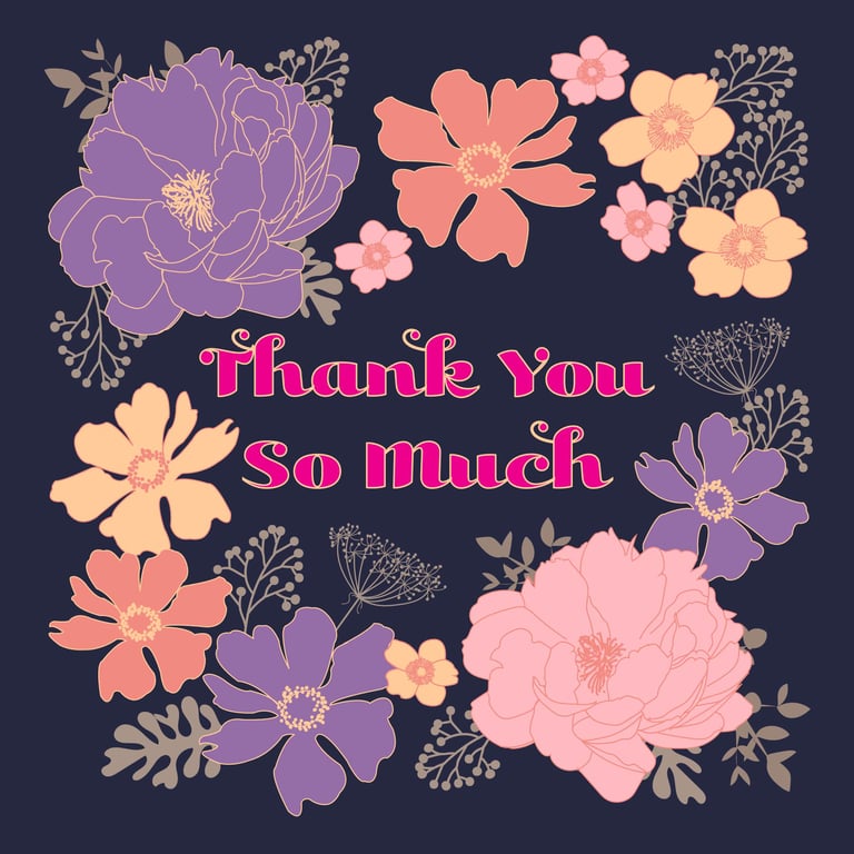 Handmade Thank You Card
