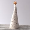 A107 Ceramic Christmas Tree Tea Light Holder (UK postage free)