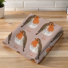Robin Tea Towel, Ramona the Robin, Cotton Tea Towel, Original Design
