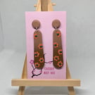 Floral Ombre earrings