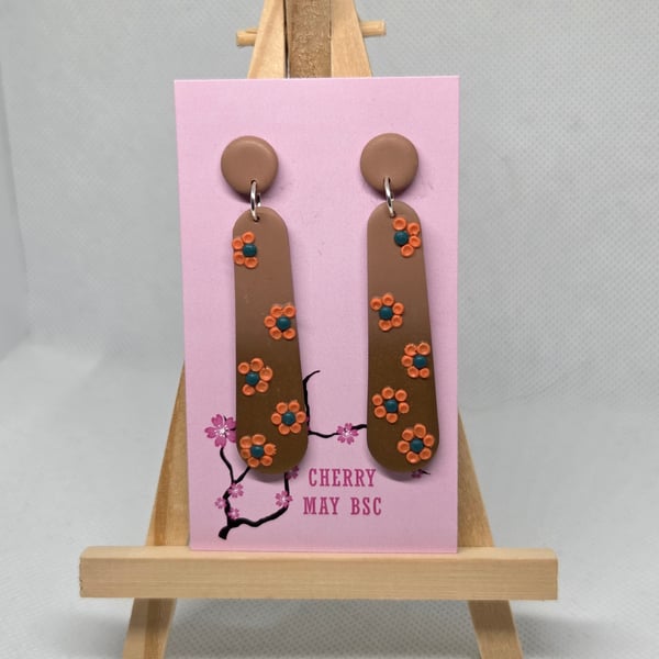 Floral Ombre earrings