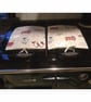Rayburn 600 Pair of Hob Lid Mat Covers 2 x Chicken Cover Sophie Allport - Image 4