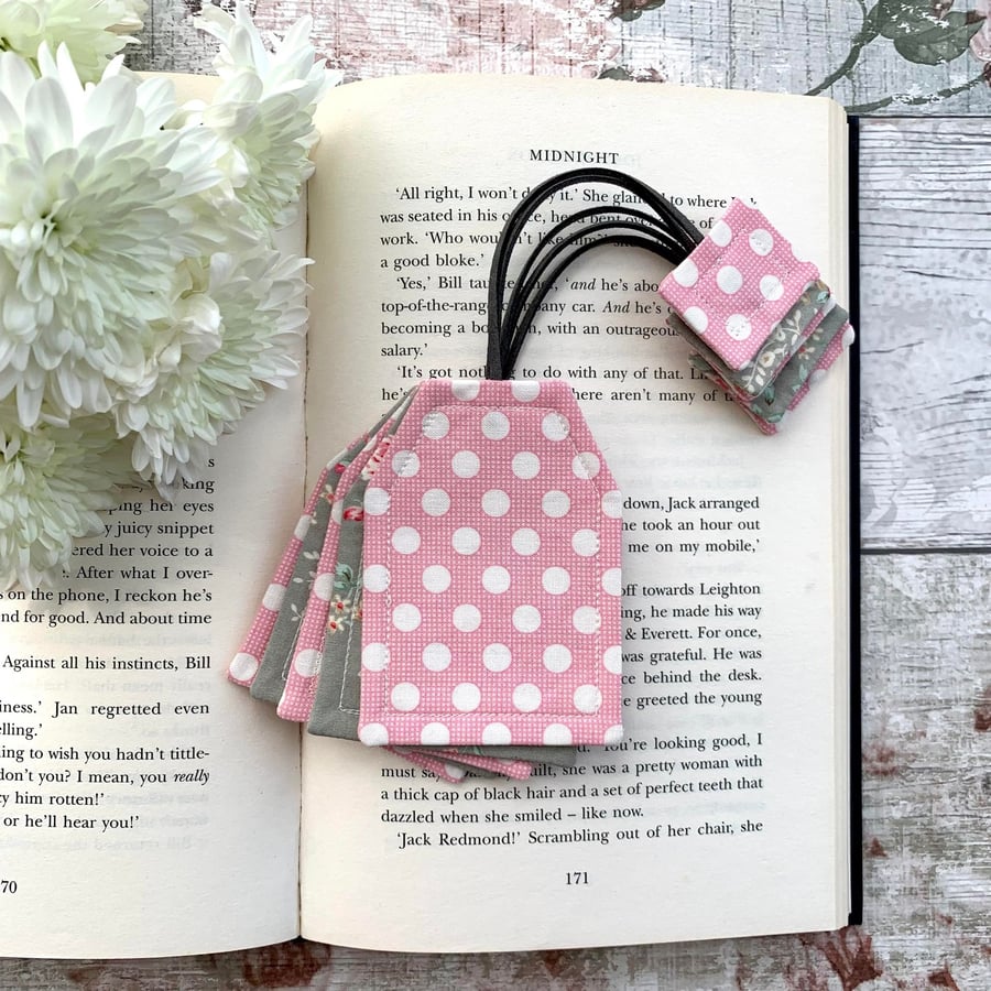 Tea bag bookmark, bookish gift for a tea lover