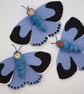 British butterfly - waldorf doll - holly blue 