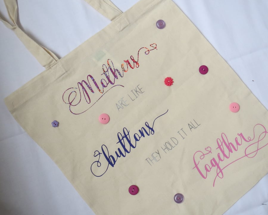 Mothers Gift Ethically produced Shopper Tote