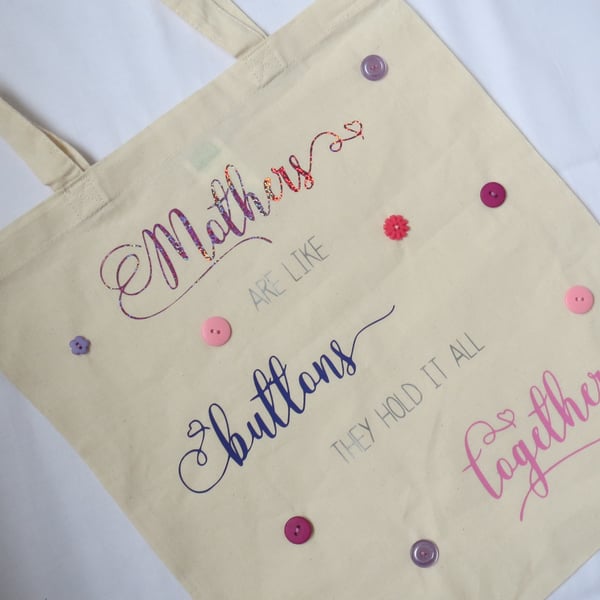 Mothers Gift Ethically produced Shopper Tote