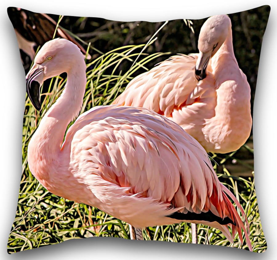 Flamingo Cushion Flamingo pillow 