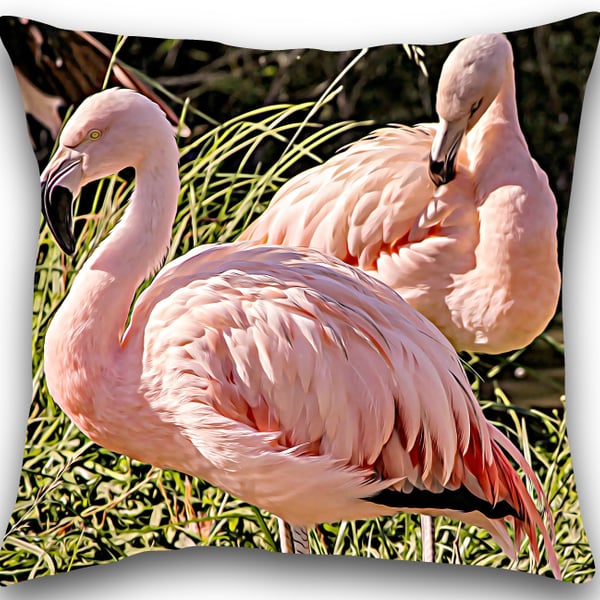 Flamingo Cushion Flamingo pillow 