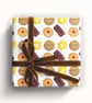 Biscuit wrapping paper with jammy dodger, bourbon, digestive biscuits - Image 3