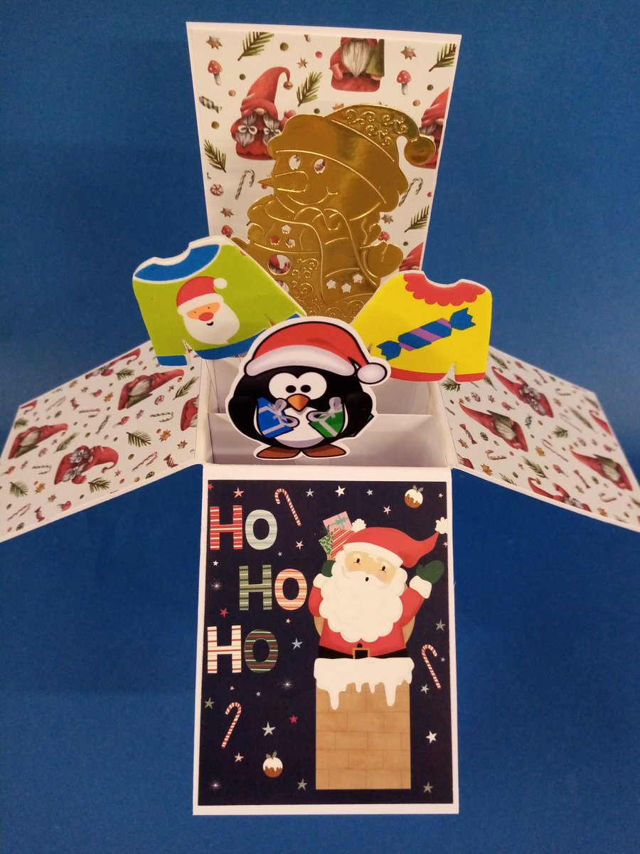 Child's Christmas Card Folksy