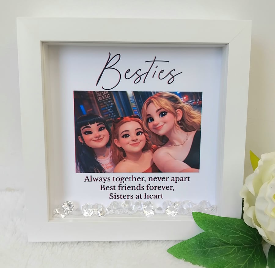 Custom Personalised Cartoon image frame, Personalised Gift, Cartoon Gift