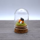 small glass bee cloche keepsake gift