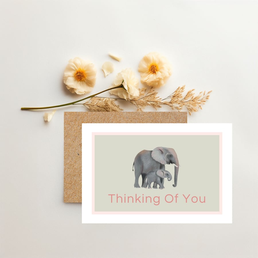 Thinking Of You Card, Get Well Card, Sympathy Card, Best Wishes Card