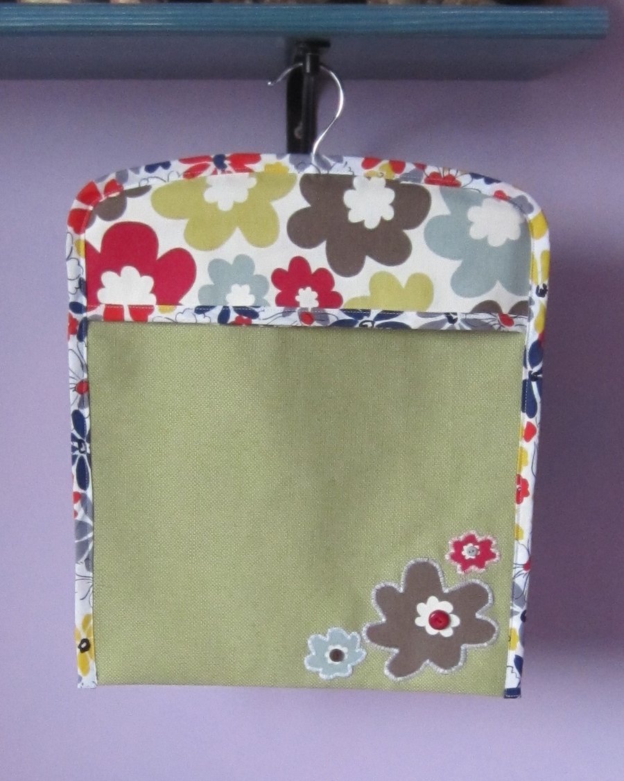 Retro Floral Peg Bag