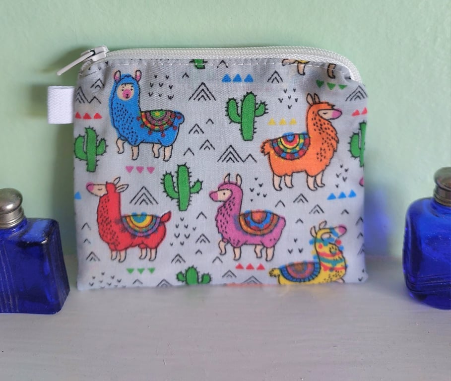 Llama Alpaca Purse or Card Holder 